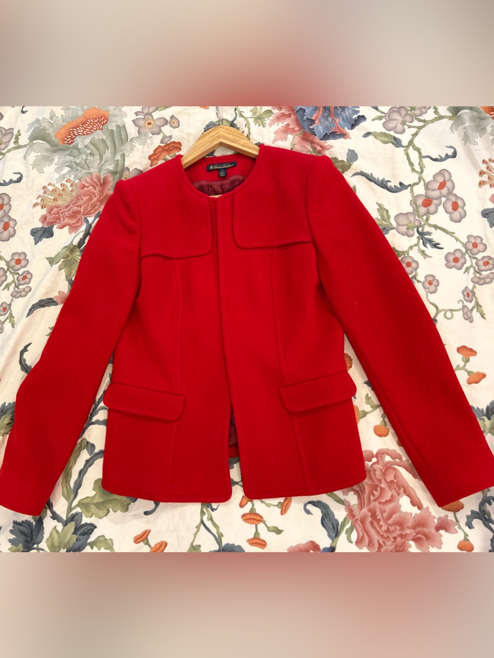 Brooks Brothers Lanificio Campore Red Wool Jacket